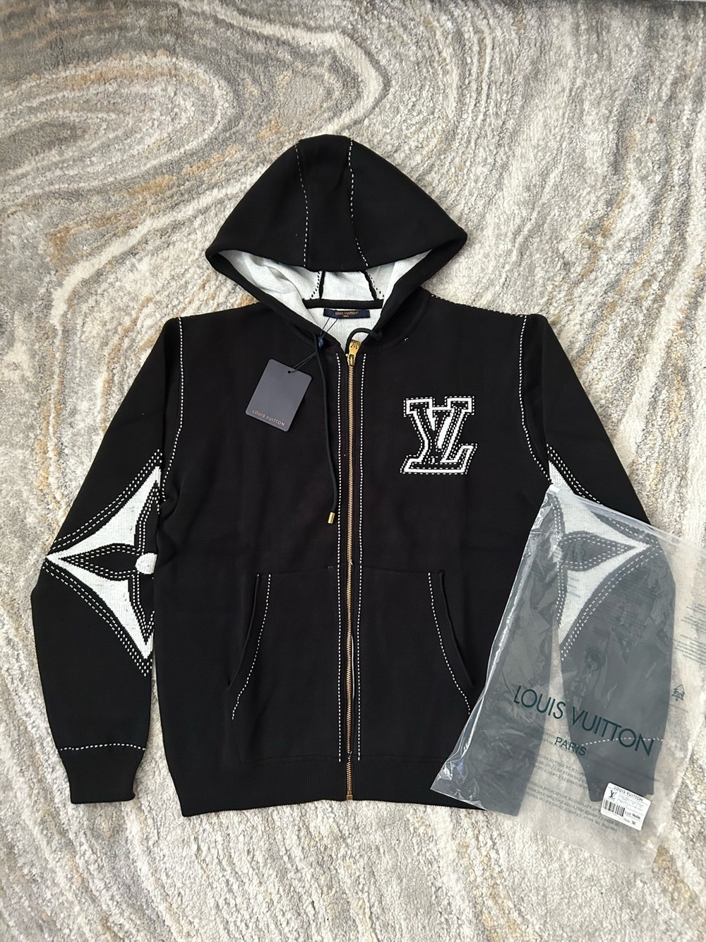 black lv jacket